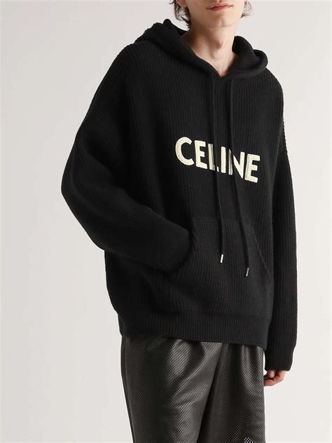 celine hoodie cream|Celine homme men's hoodie.